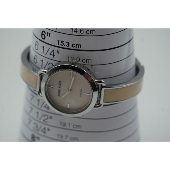Anne Klein Wrist Watch Analog Diamond Quartz Ladies New Battery - Picture 6 of 6